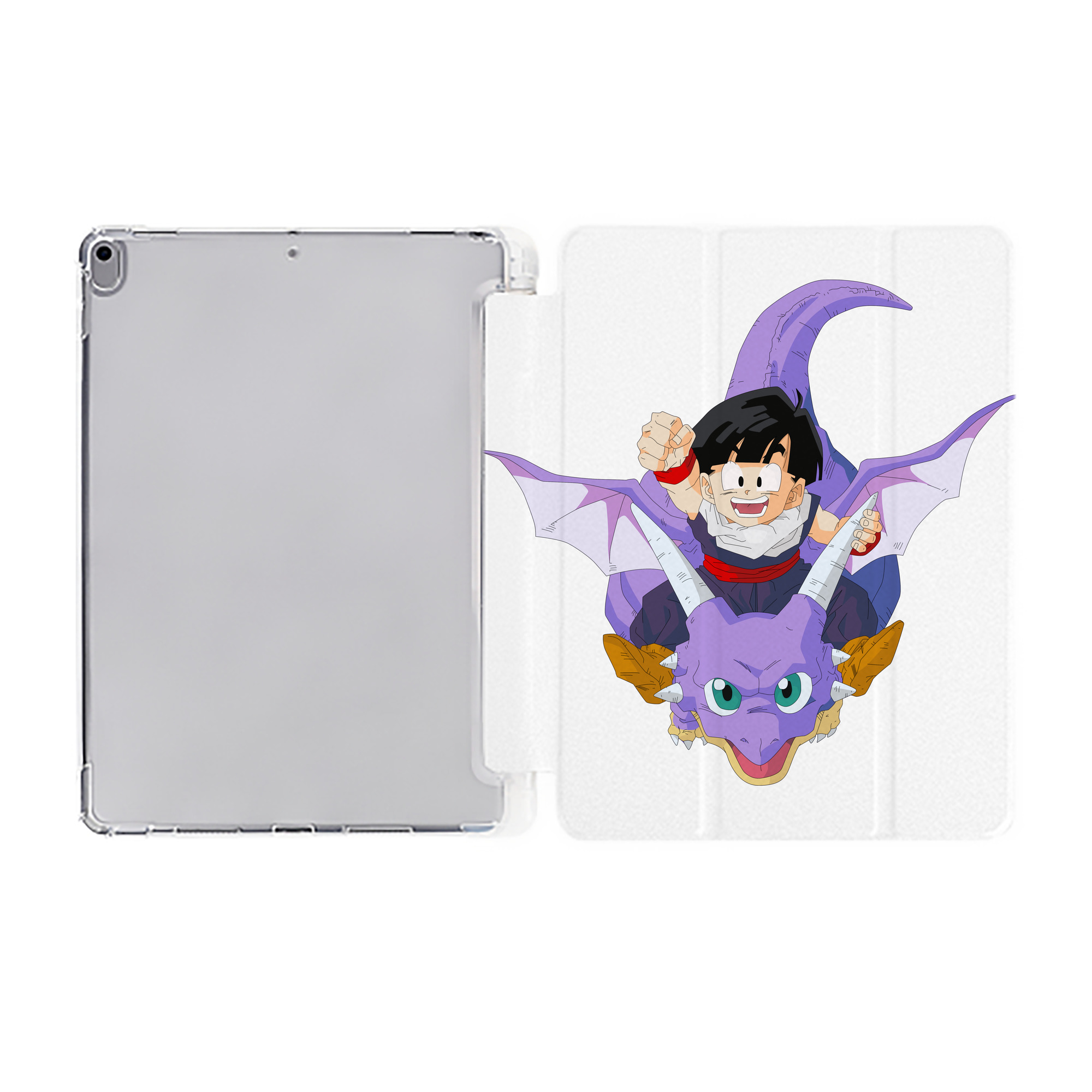 （画像用） ドラゴンボール DRAGON BALL IPad ケース ペン収納付き 三つ折りスタンド PUレザー×シリコン 対応機種9.5/10.5/10.9インチ